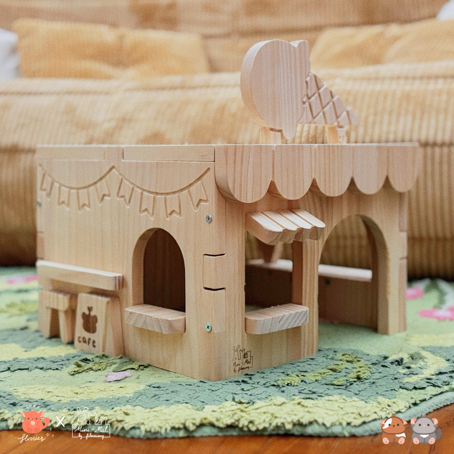 *NEW* Mini-mal Ice Cream Cafe (Medium) -Chin & Cavy Size-
