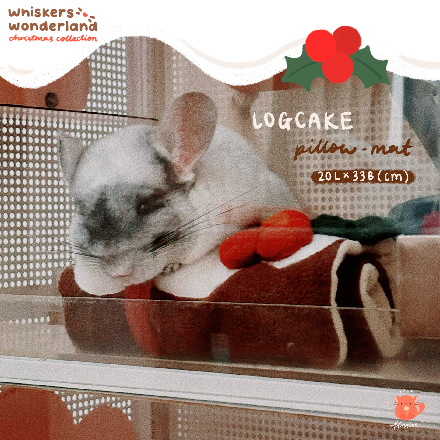 Whiskers Wonderland: Logcake Fleece Accessories