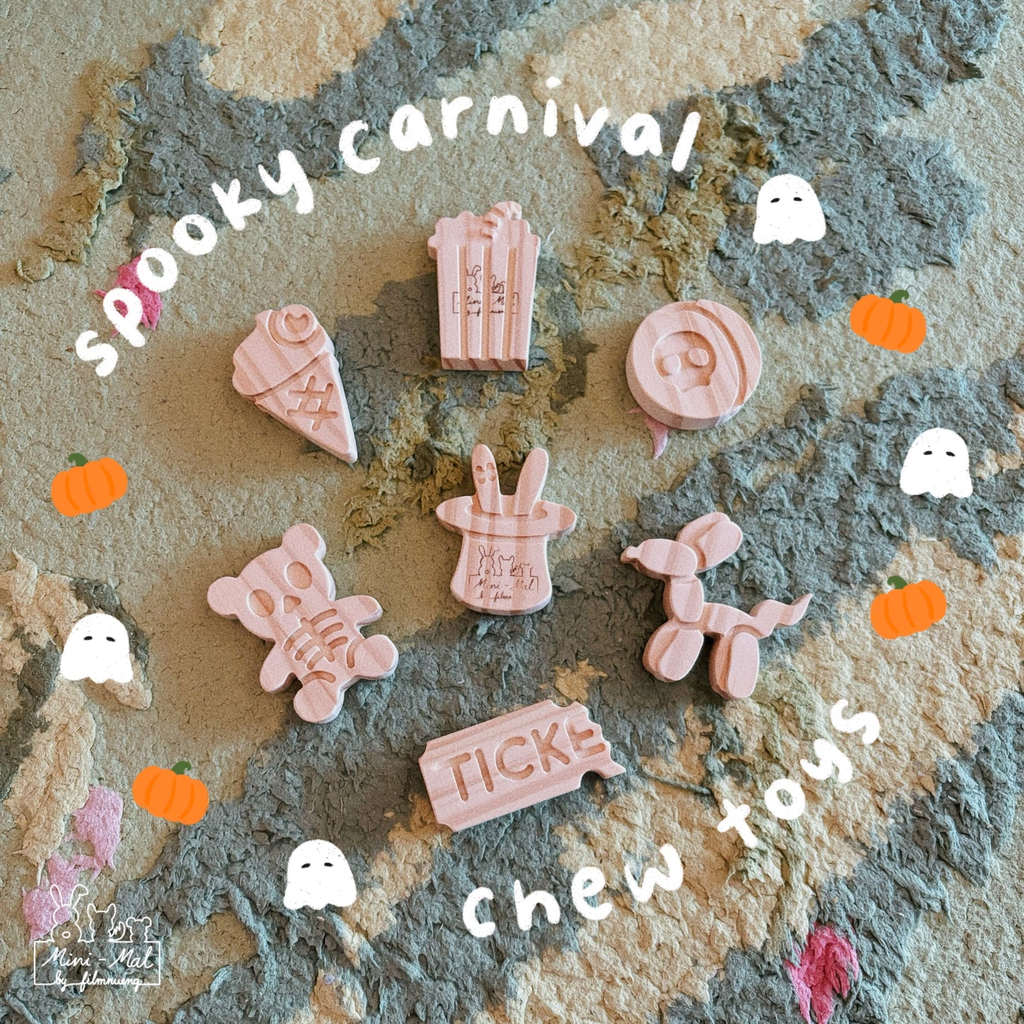 *HALLOWEEN SPECIAL* Mini-mal Spooky Carnival Chew Toys