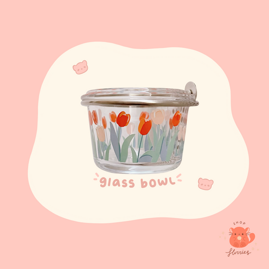 2-in-1 Removable Glass Food Bowl