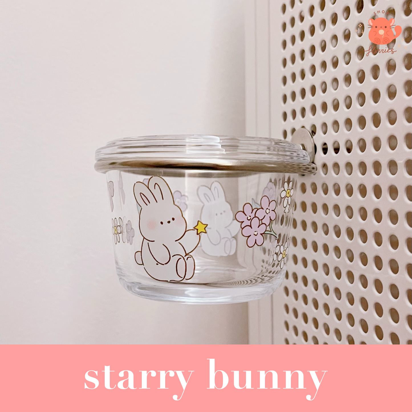 2-in-1 Removable Glass Food Bowl